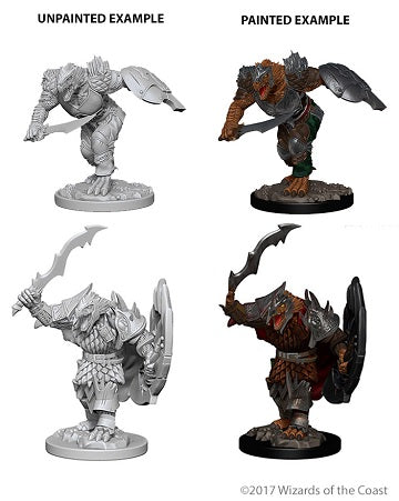 DND UNPAINTED MINIS WV4 DRAGONBORN MALE FIGHTER