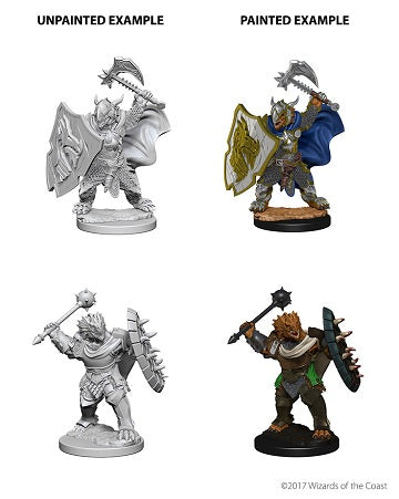 DND UNPAINTED MINIS WV4 DRAGONBORN MALE PALADIN