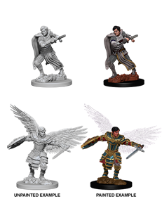 DND UNPAINTED MINIS WV6 MALE AASIMAR FIGHTER
