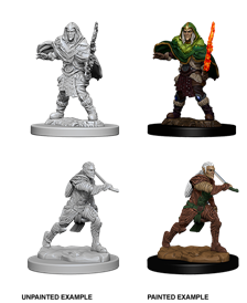 DND UNPAINTED MINIS WV6 MALE ELF FIGHTER