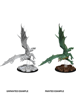 DND UNPAINTED MINIS WV8 YOUNG GREEN DRAGON