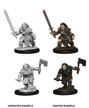 PF UNPAINTED MINIS WV8 FEMALE DWARF BARBARIAN