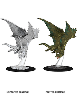 DND UNPAINTED MINIS WV9 YOUNG BRONZE DRAGON