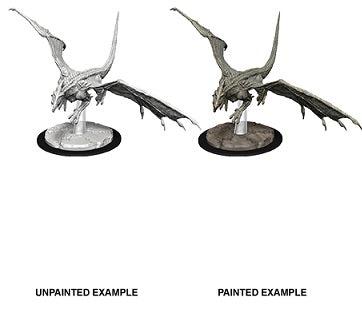 DND UNPAINTED MINIS WV9 YOUNG WHITE DRAGON