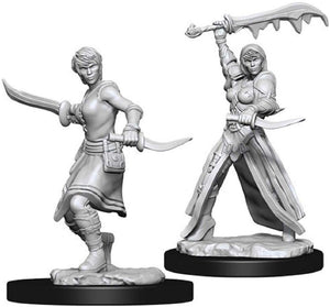 DND UNPAINTED MINIS WV10 FEMALE HUMAN ROGUE