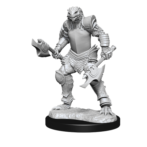 DND UNPAINTED MINIS WV15 DRAGONBORN FIGHTER FEMALE