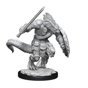 DND UNPAINTED MINIS WV15 LIZARDFOLK BARB/CLERIC