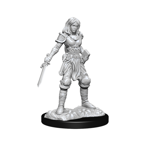 PF UNPAINTED MINIS WV15 HUMAN FIGHTER FEMALE