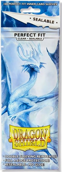 DRAGON SHIELD SLEEVES ~ PERFECT FIT SEALABLE CLEAR ''STANDARD''