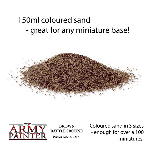 ARMY PAINTER; BATTLEFIELDS BROWN BATTLEGROUND SAND (150ML)