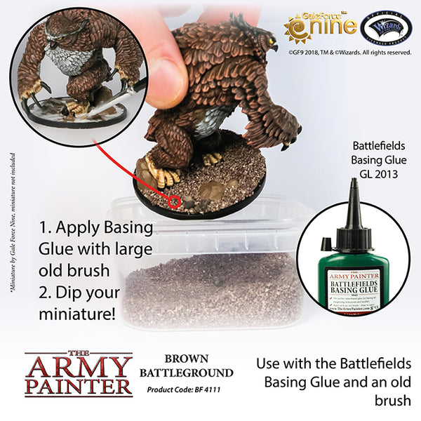 ARMY PAINTER; BATTLEFIELDS BROWN BATTLEGROUND SAND (150ML)