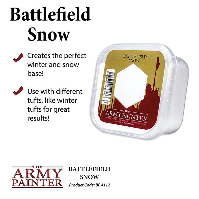 ARMY PAINTER; BATTLEFIELDS SNOW FLOCK (150ML)