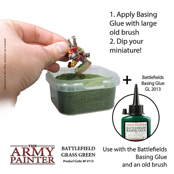 ARMY PAINTER; BATTLEFIELDS GRASS GREEN FLOCK (150ML)