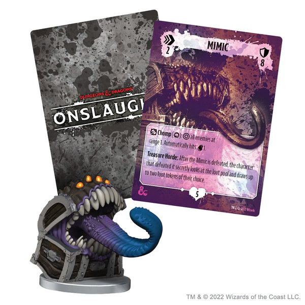 DND ONSLAUGHT CORE SET with exclusive 1x Mimic MINIATURE and CARD (launch promo)!