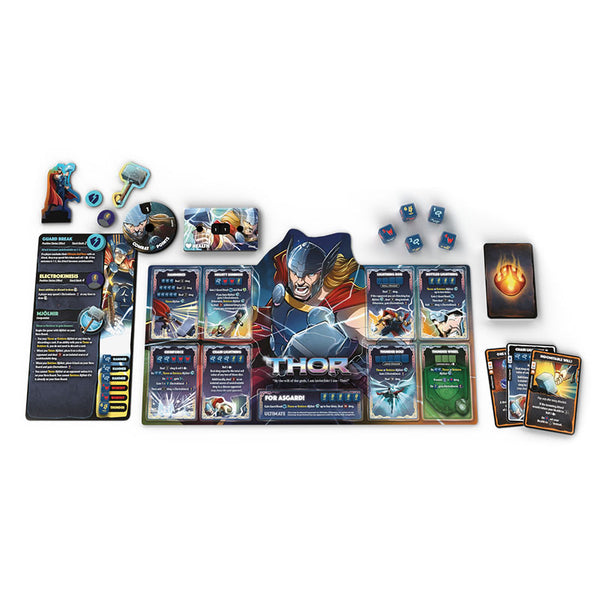 DICE THRONE Marvel 4-Hero Box (Loki, Thor, Spider-Man, Scarlet Witch)