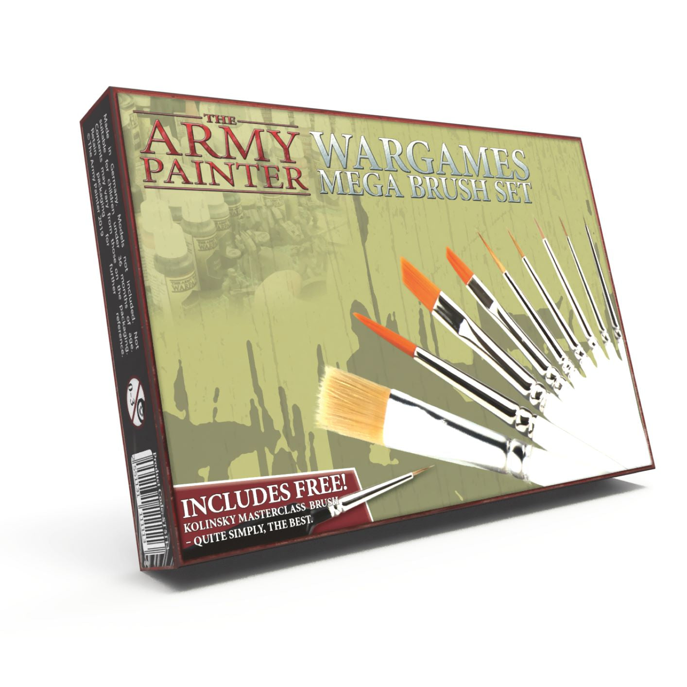 ARMY PAINTER; WARGAMES MEGA BRUSH SET