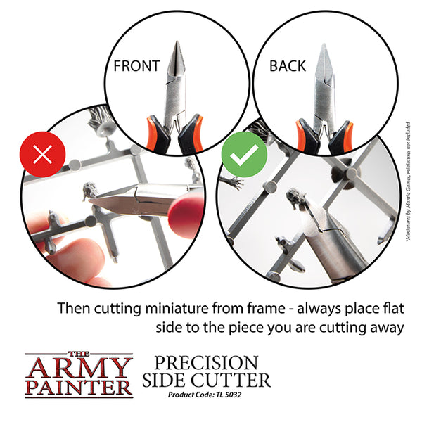 ARMY PAINTER; MINIATURE & MODEL TOOLS PRECISION SIDE CUTTERS