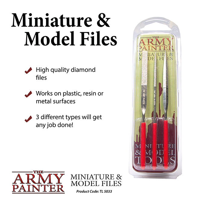 ARMY PAINTER; MINIATURE & MODEL TOOLS FILES