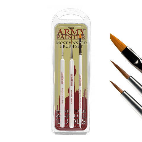 ARMY PAINTER; WARGAMERS MOST WANTED BRUSHES