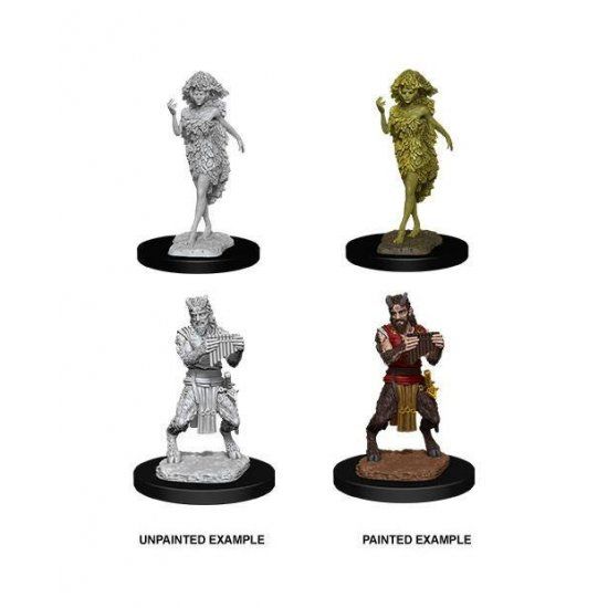 DND UNPAINTED MINIS WV11 SATYR AND DRYAD