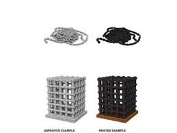 WIZKIDS UNPAINTED MINIS WV6 CAGE AND CHAINS