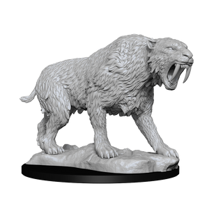 WIZKIDS UNPAINTED MINIS WV14 SABER-TOOTHED TIGER