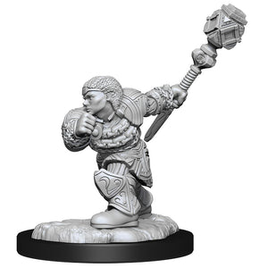 MTG UNPAINTED MINIS WV14 DWARF FIGHTER/CLERIC