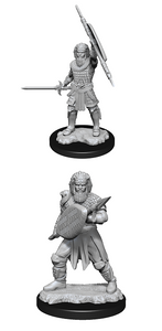 DND UNPAINTED MINIS WV13 HUMAN FIGHTER MALE