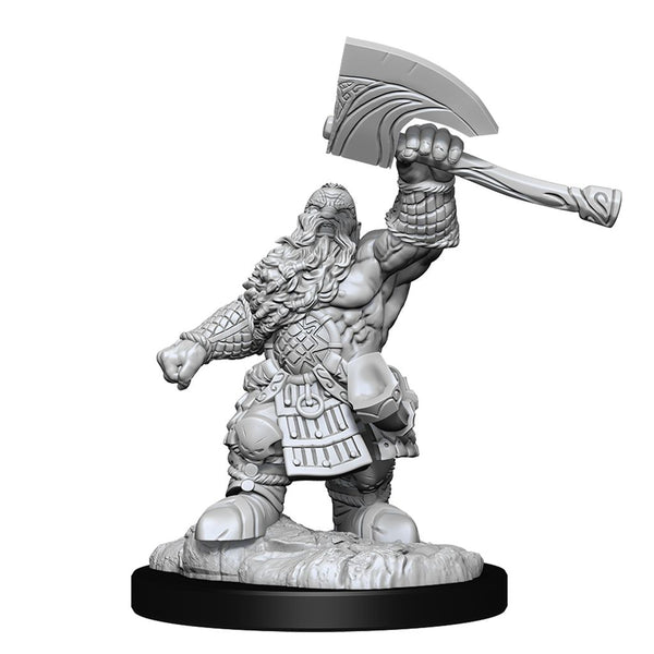 MTG UNPAINTED MINIS WV14 DWARF FIGHTER/CLERIC