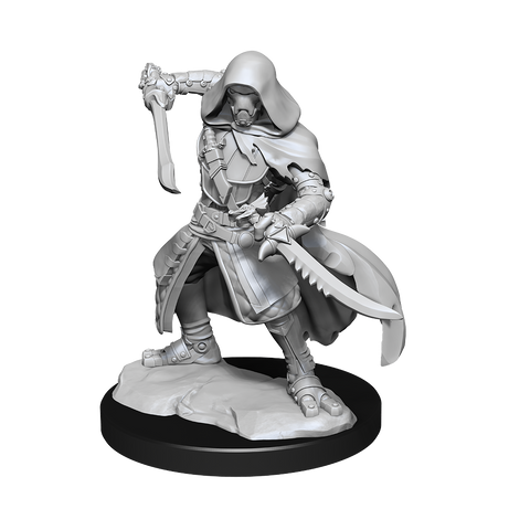 DND UNPAINTED MINIS WV14 WARFORGED ROGUE