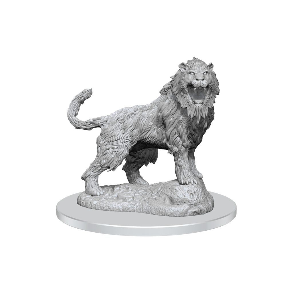 DND UNPAINTED MINIS WV16 CRAG CAT