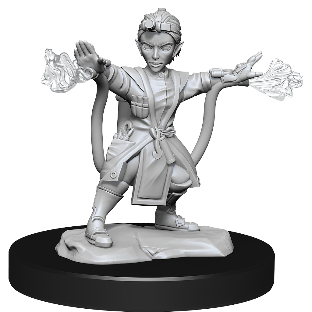 DND UNPAINTED MINIS WV14 GNOME ARTIFICER FEMALE