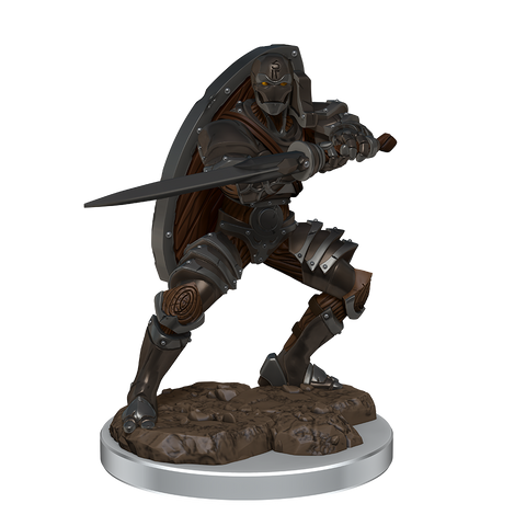 DND ICONS O/T REALMS MALE WARFORGED FIGHTER PREM FIG