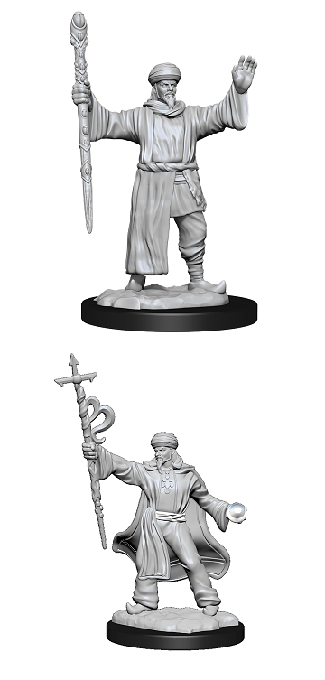 DND UNPAINTED MINIS WV13 HUMAN WIZARD MALE