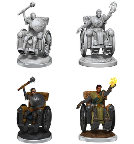 DND UNPAINTED MINIS WV18 HUMAN CLERICS