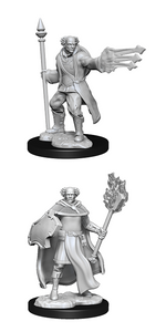 DND UNPAINTED MINIS WV13 CLERIC/WIZARD MALE
