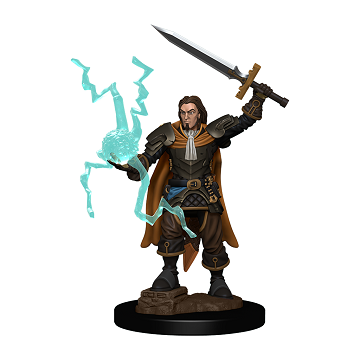 PF BATTLES: PREM PAINTED FIG - HUMAN CLERIC MALE