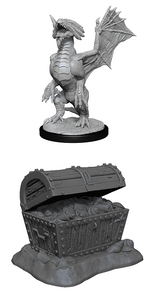 DND UNPAINTED MINIS WV13 BRONZE DRAGON WYRMLING