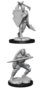 DND UNPAINTED MINIS WV13 WARFORGED FIGHTER MALE