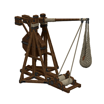 WIZKIDS 4D SETTINGS WAR MACHINES TREBUCHET