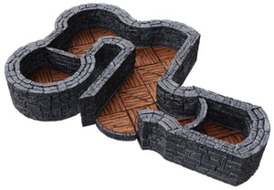 WARLOCK TILES: 1" DUNGEON ANGLES/CURVES EXP