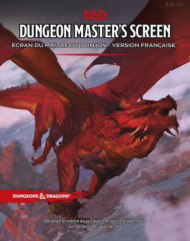DND FRENCH RPG DUNGEON MASTERS SCREEN REINCARNATED