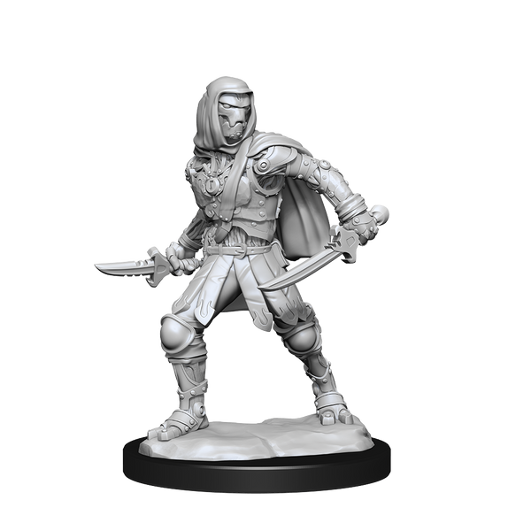 DND UNPAINTED MINIS WV14 WARFORGED ROGUE