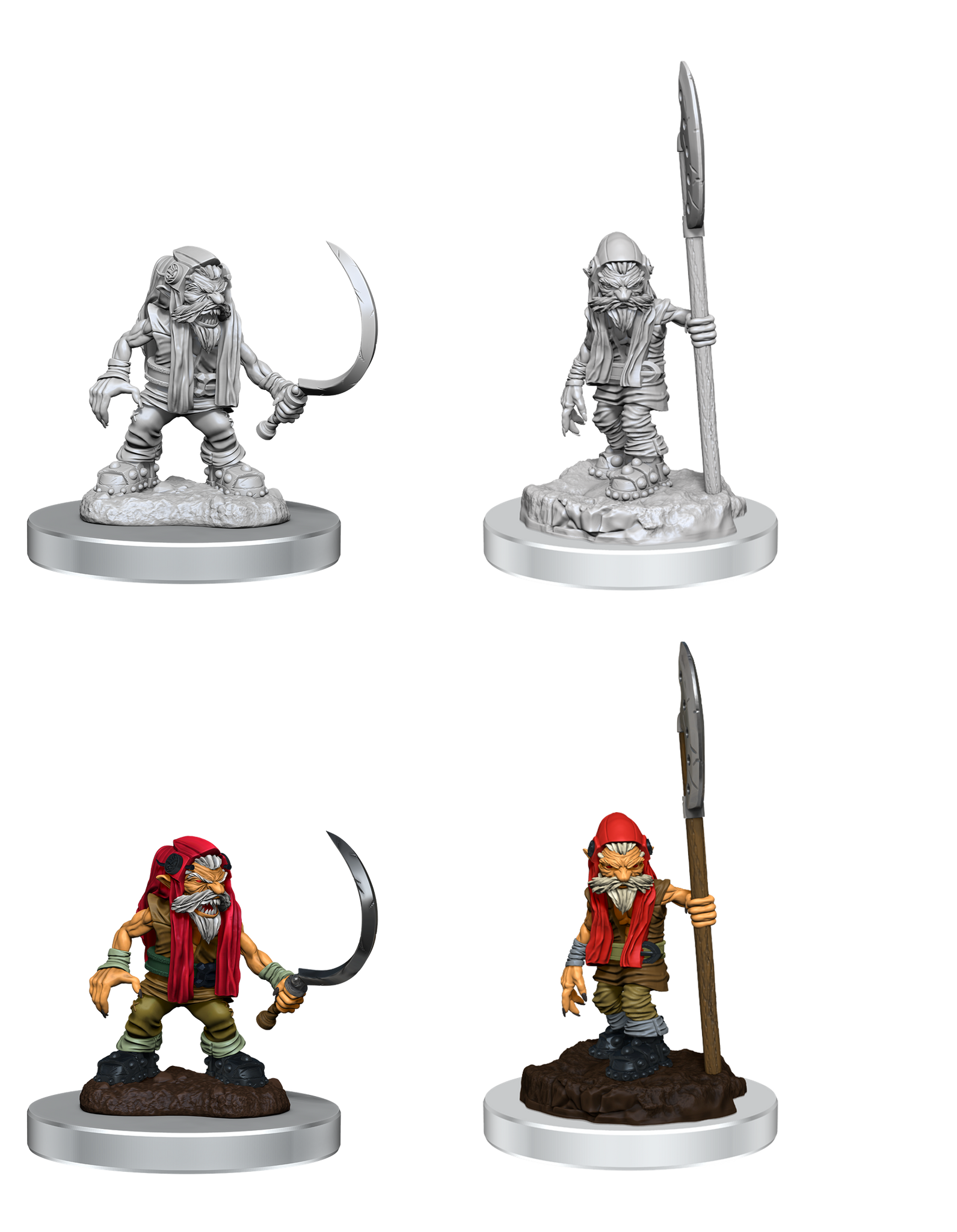 DND UNPAINTED MINIS WV16 REDCAPS