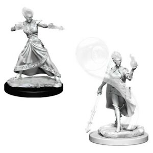 DND UNPAINTED MINIS WV5 FIRE GENASI FEMALE WIZARD