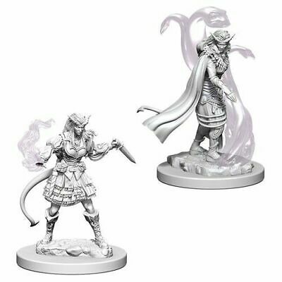 DND UNPAINTED MINIS WV4 TIEFLING FEMALE SORCERER