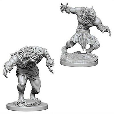 DND UNPAINTED MINIS WV4 WEREWOLVES