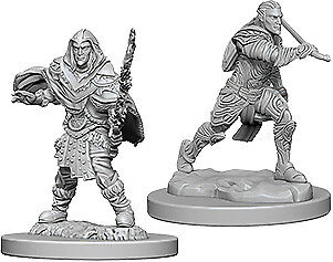 DND UNPAINTED MINIS WV6 MALE ELF FIGHTER