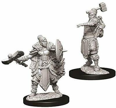 DND UNPAINTED MINIS WV9 FEMALE HALF-ORC BARBARIAN