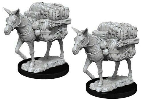 WIZKIDS UNPAINTED MINIS WV7 PACK MULE